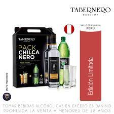 PACK CHILCANERO: 1 botella de pisco 700 ml |1 evervess Giner Ale 1.5L |2 vasos chilcaneros de vidrio